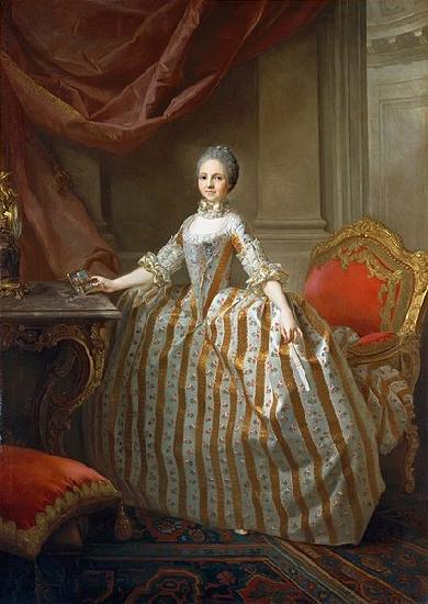 Laurent Pecheux Portrait of Princess Maria Luisa of Parma oil painting image